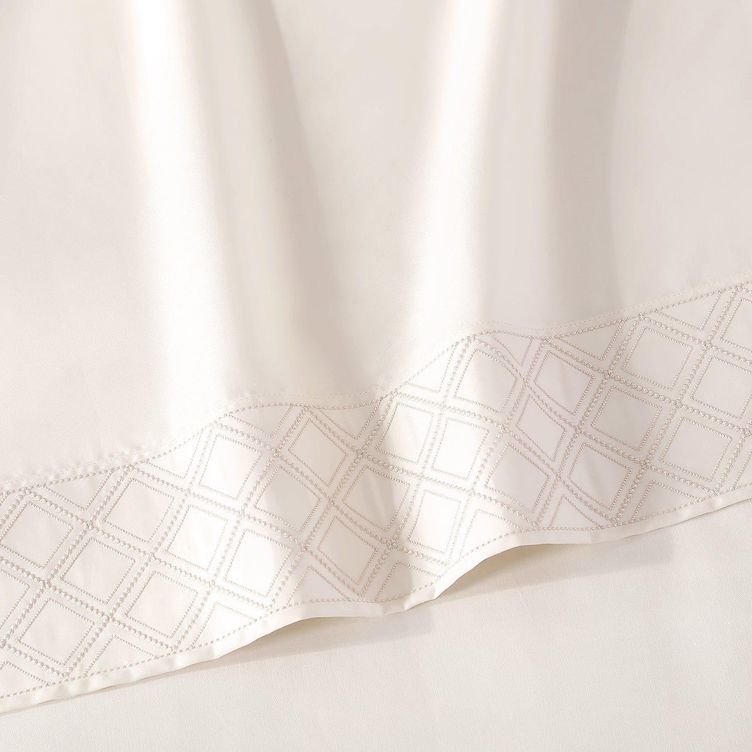 Pure Parima Egyptian Cotton Sheets Hira Sheet Set | 100% Giza Egyptian Cotton#color_ivory