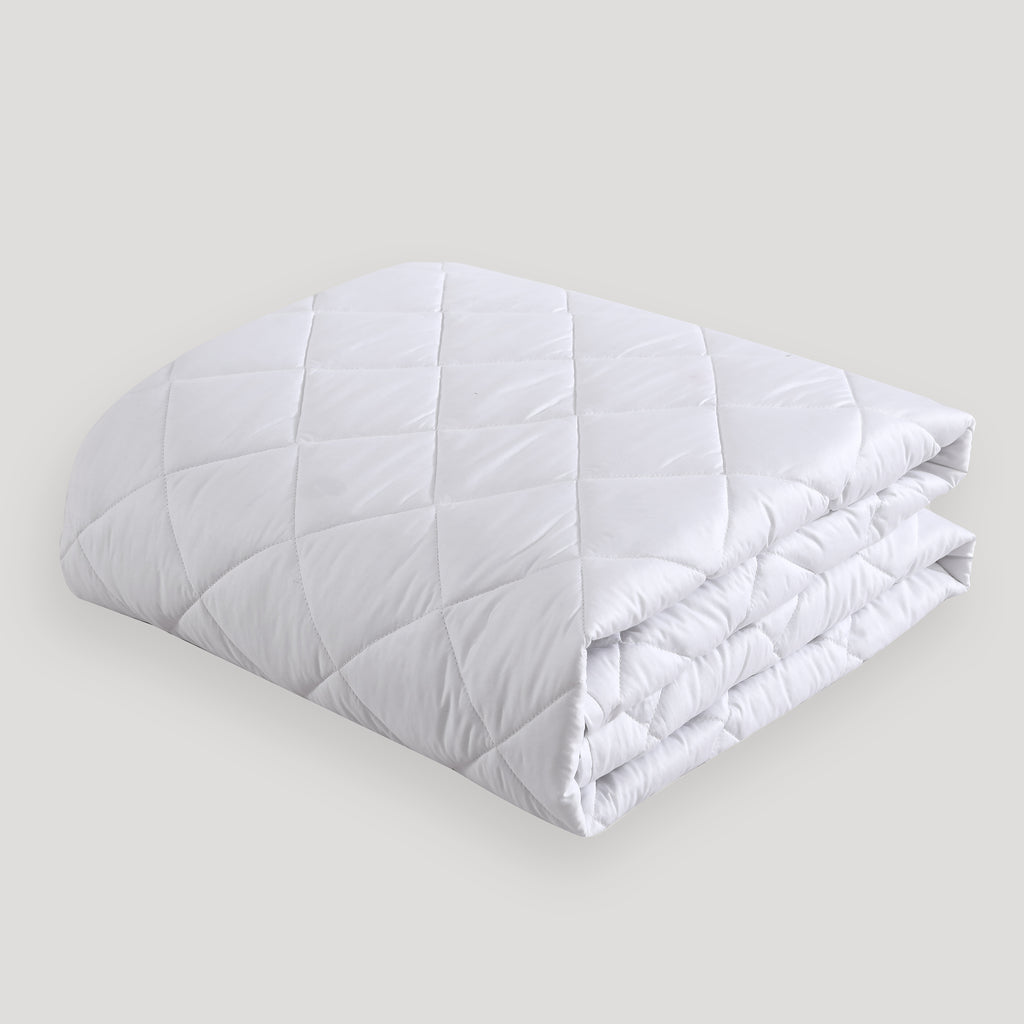 Egyptian Cotton Sateen Mattress Protector QUEEN