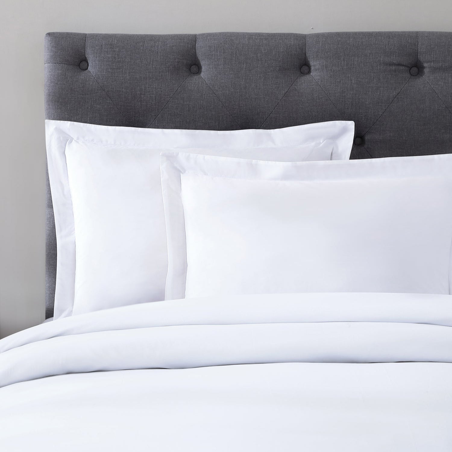 Pure Parima Egyptian Cotton Sheets Ultra Percale Duvet Cover Set#color_white
