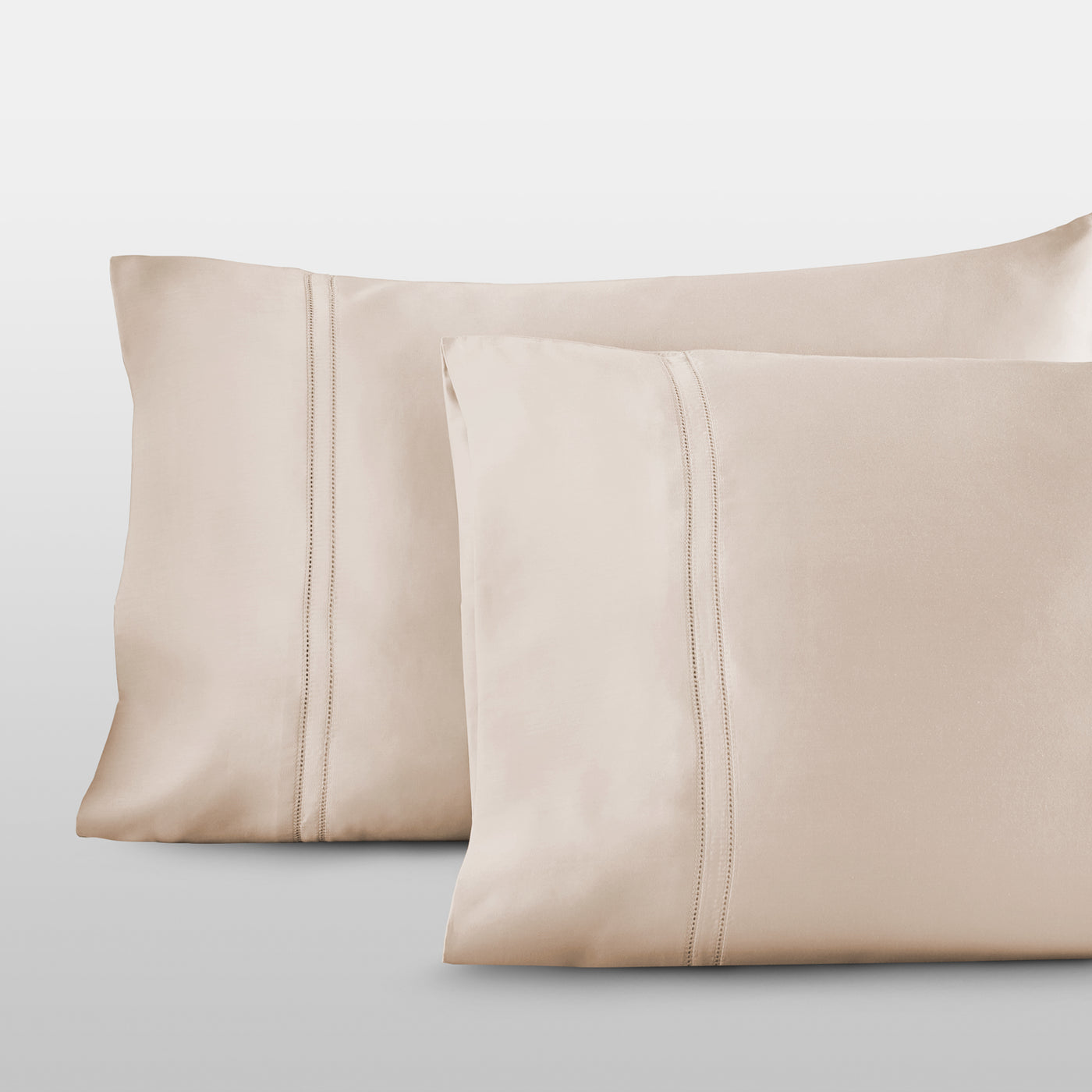 Pure Parima Egyptian Cotton Sheets Yalda Pillowcase Set#color_soft-peach