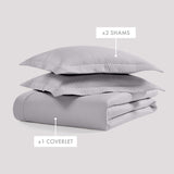 pure parima egyptian cotton diamond quilted coverlet#color_grey