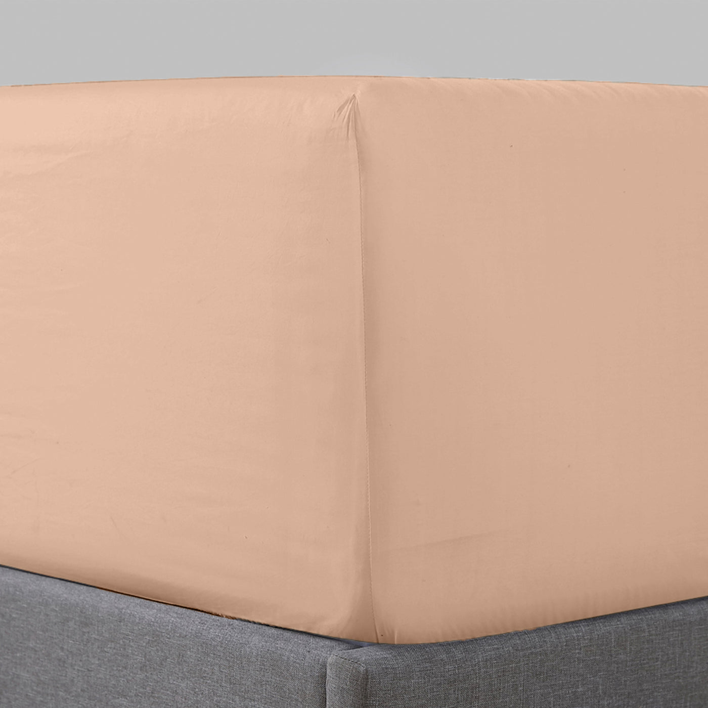 Pure Parima Egyptian Cotton Sheets Sateen Fitted Sheet#color_canyon