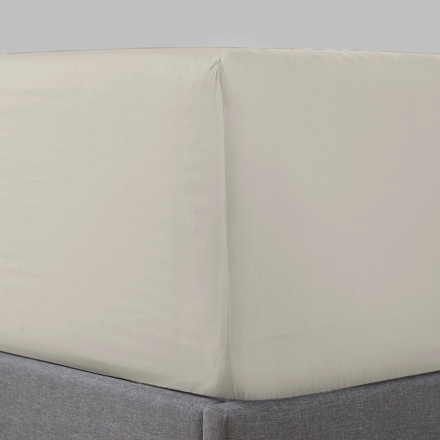 Pure Parima Egyptian Cotton Sheets Percale Fitted Sheet#color_linen
