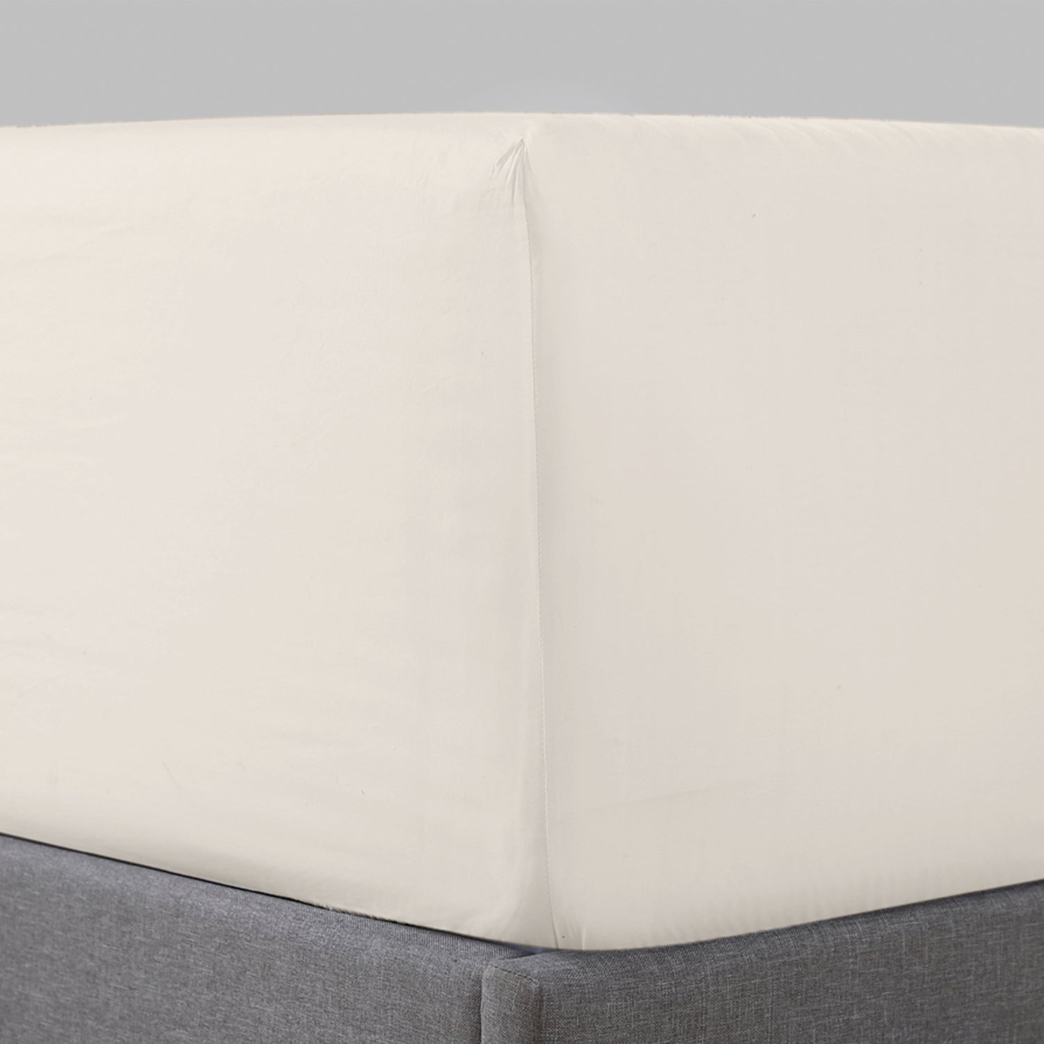 Pure Parima Silken Sateen Fitted Sheet#color_ivory