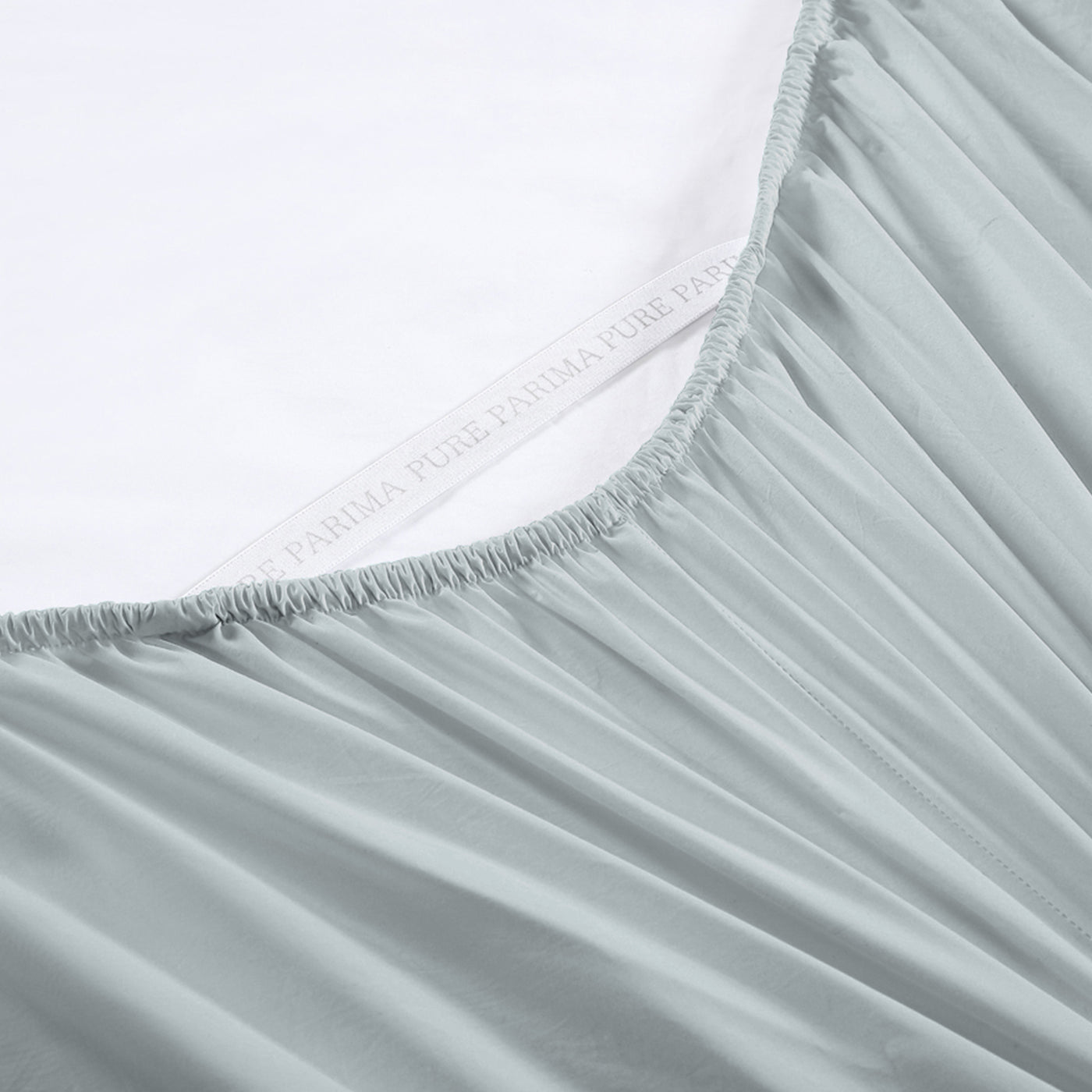 Pure Parima Egyptian Cotton Sheets Sateen Fitted Sheet#color_spa