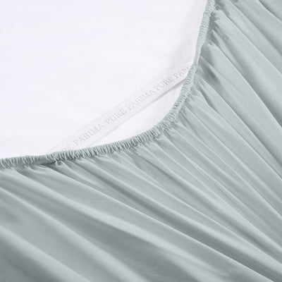Pure Parima Egyptian Cotton Sheets Sateen Fitted Sheet#color_spa
