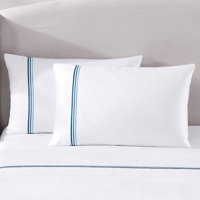 Pure Parima Egyptian Cotton Sheets Triple Luxe Sateen Sheet Set | Hotel Collection | 100% Giza Egyptian Cotton#color_teal