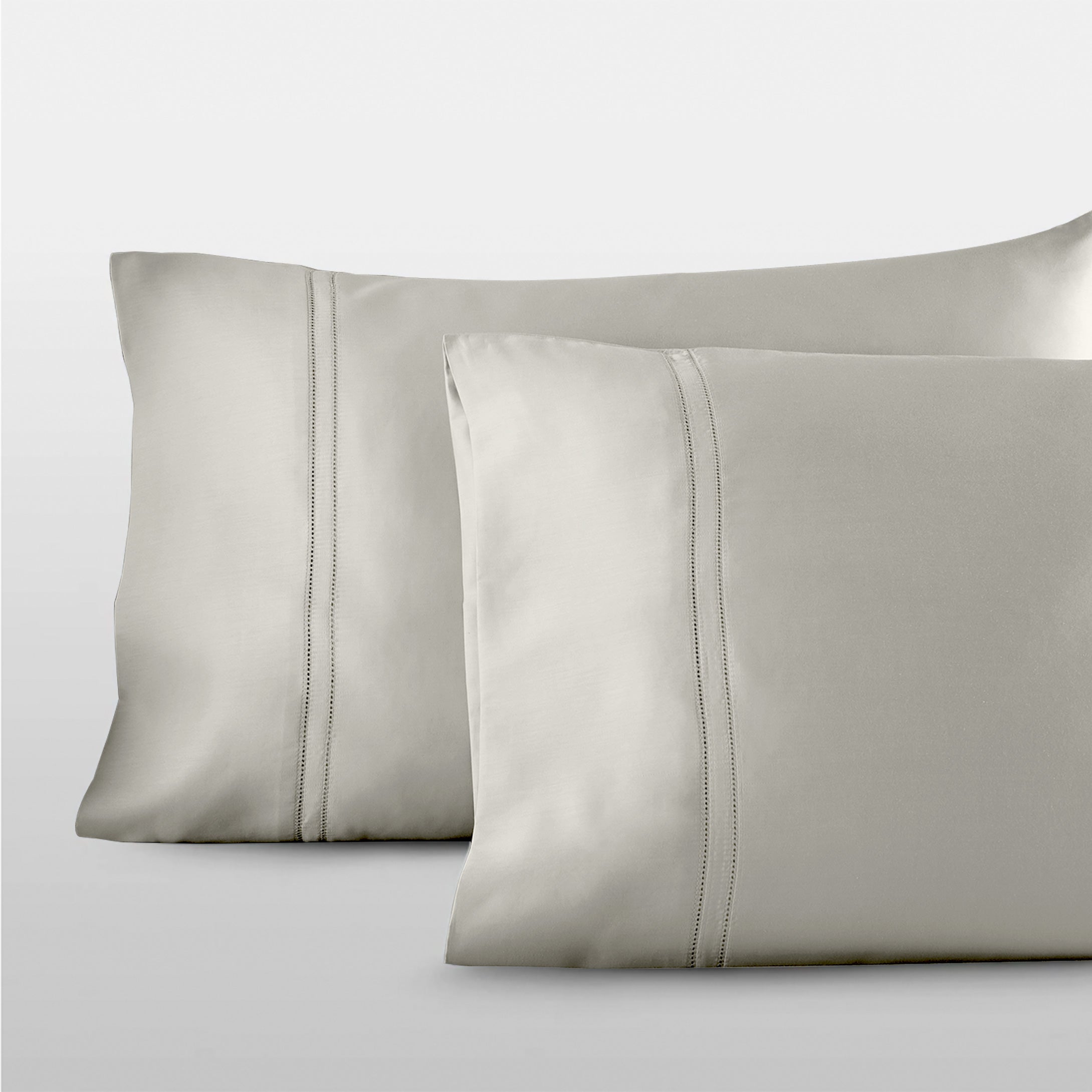 Pure Parima Egyptian Cotton Sheets Yalda Pillowcase Set#color_linen