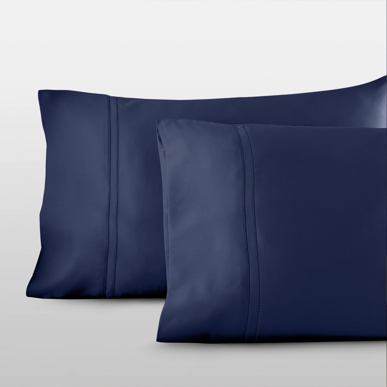 Pure Parima Egyptian Cotton Sheets Yalda Pillowcase Set#color_midnight