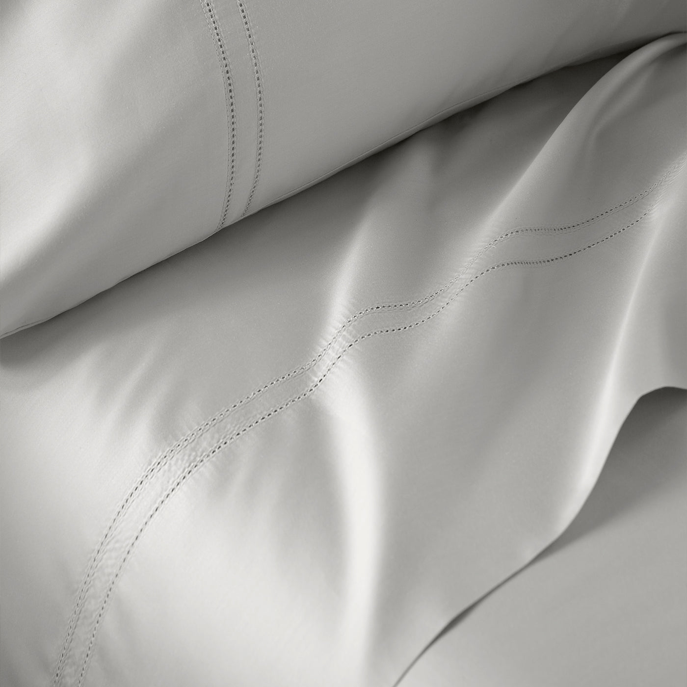 Pure Parima Egyptian Cotton Sheets Yalda Sheet Set | 100% Giza Egyptian Cotton#color_grey
