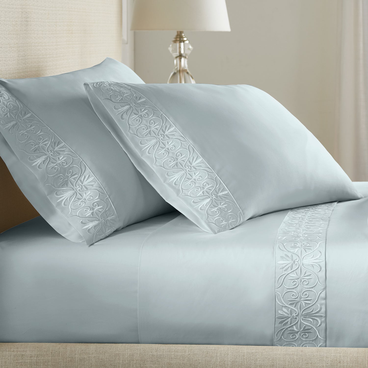 Pure Parima Egyptian Cotton Sheets Ariane Sheet Set | 100% Giza Egyptian Cotton#color_spa