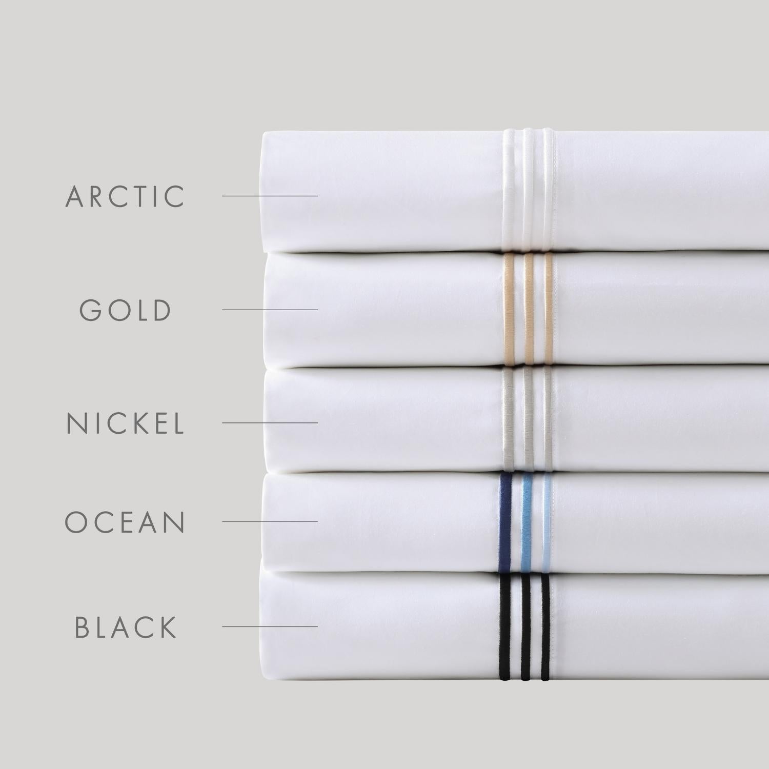 Pure Parima Egyptian Cotton Sheets Triple Luxe Sateen Duvet Cover Set#color_black