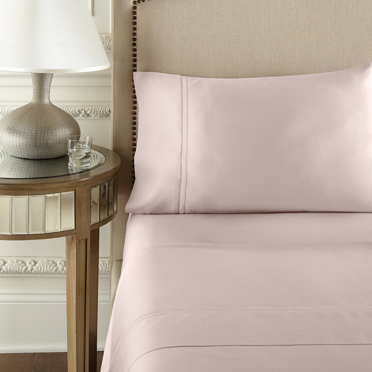Pure Parima Egyptian Cotton Sheets Yalda Sheet Set | 100% Giza Egyptian Cotton#color_soft-peach