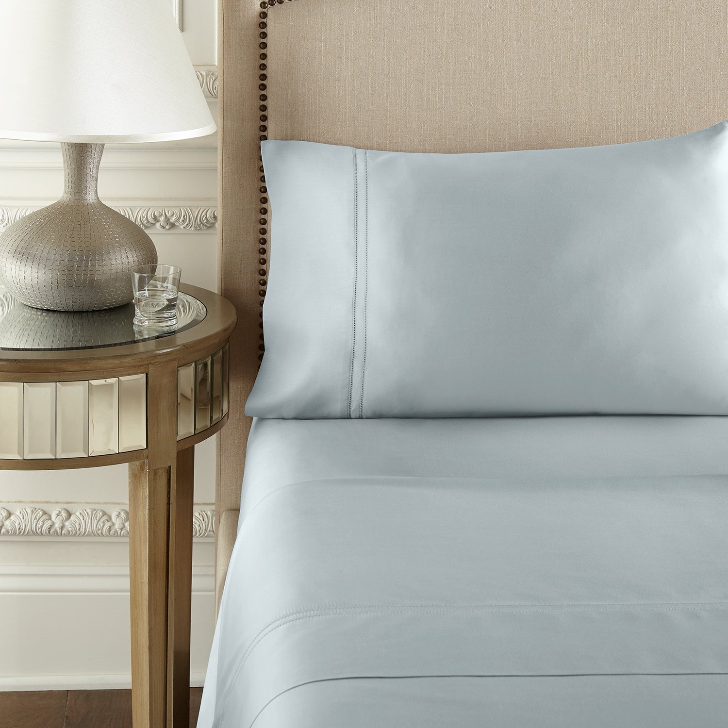 Pure Parima Egyptian Cotton Sheets Yalda Sheet Set | 100% Giza Egyptian Cotton#color_spa