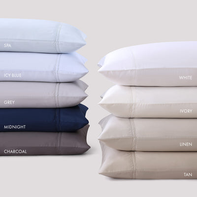 Pure Parima Egyptian Cotton Sheets Yalda Pillowcase Set#color_linen